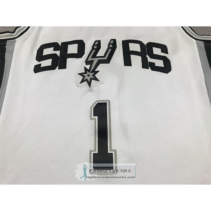 Camiseta San Antonio Spurs Victor Wembanyama NO 1 Association 2022-23 Blanco